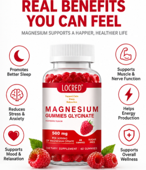 Bottled Magnesium Gummies Health Products