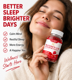 Bottled Magnesium Gummies Health Products