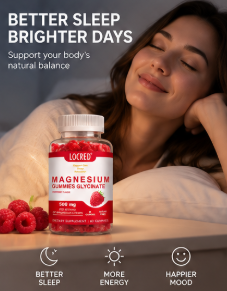 Bottled Magnesium Gummies Health Products